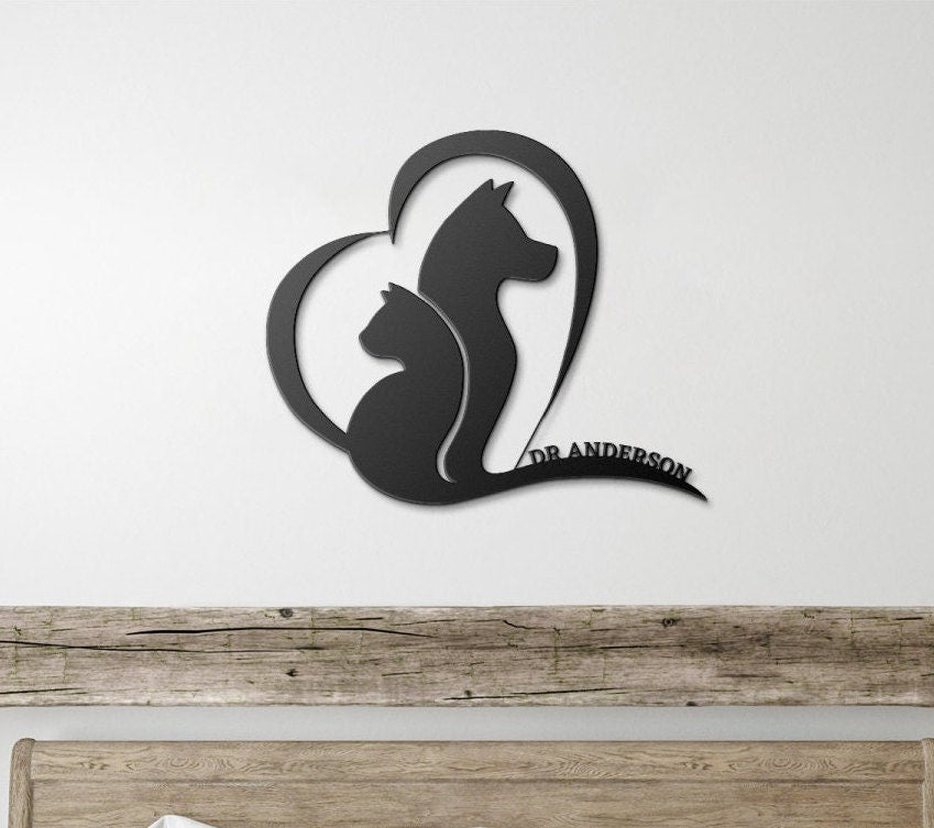 Personalized Veterinary Metal Sign, Veterinary Sign, Veterinary Gift, Veterinarian Gift, Animal Lover Gift, Custom Vet Sign, Gift For Vet