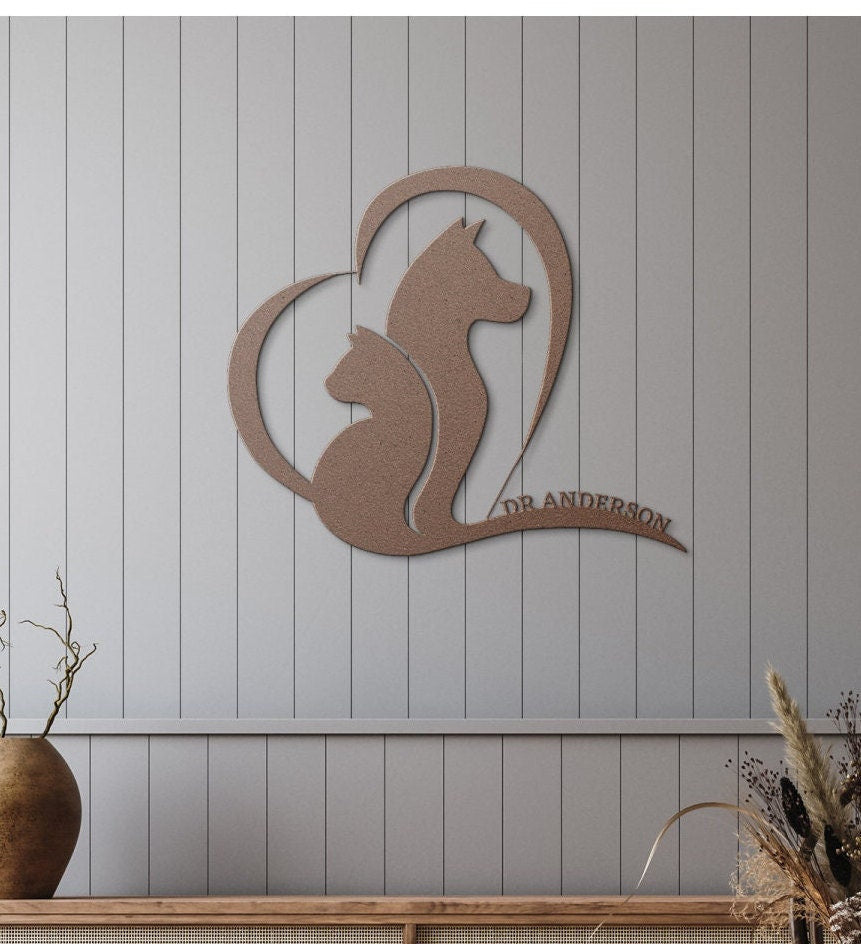 Personalized Veterinary Metal Sign, Veterinary Sign, Veterinary Gift, Veterinarian Gift, Animal Lover Gift, Custom Vet Sign, Gift For Vet
