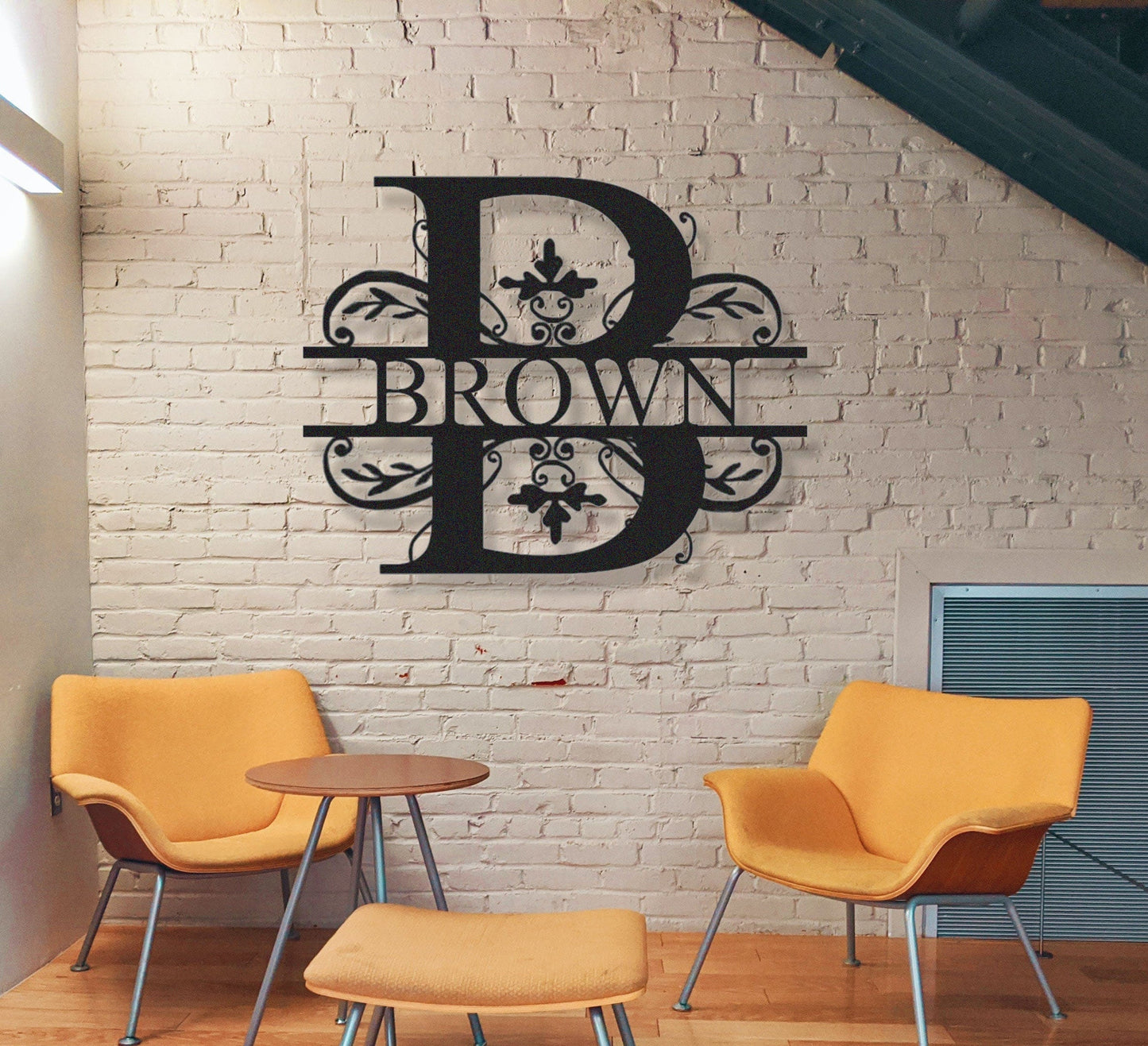 Personalized Last Name Metal Sign with LED Lights, Custom Metal Sign,Monogram Wall Art For House Decor,Family Name Sign,Housewarming Gift