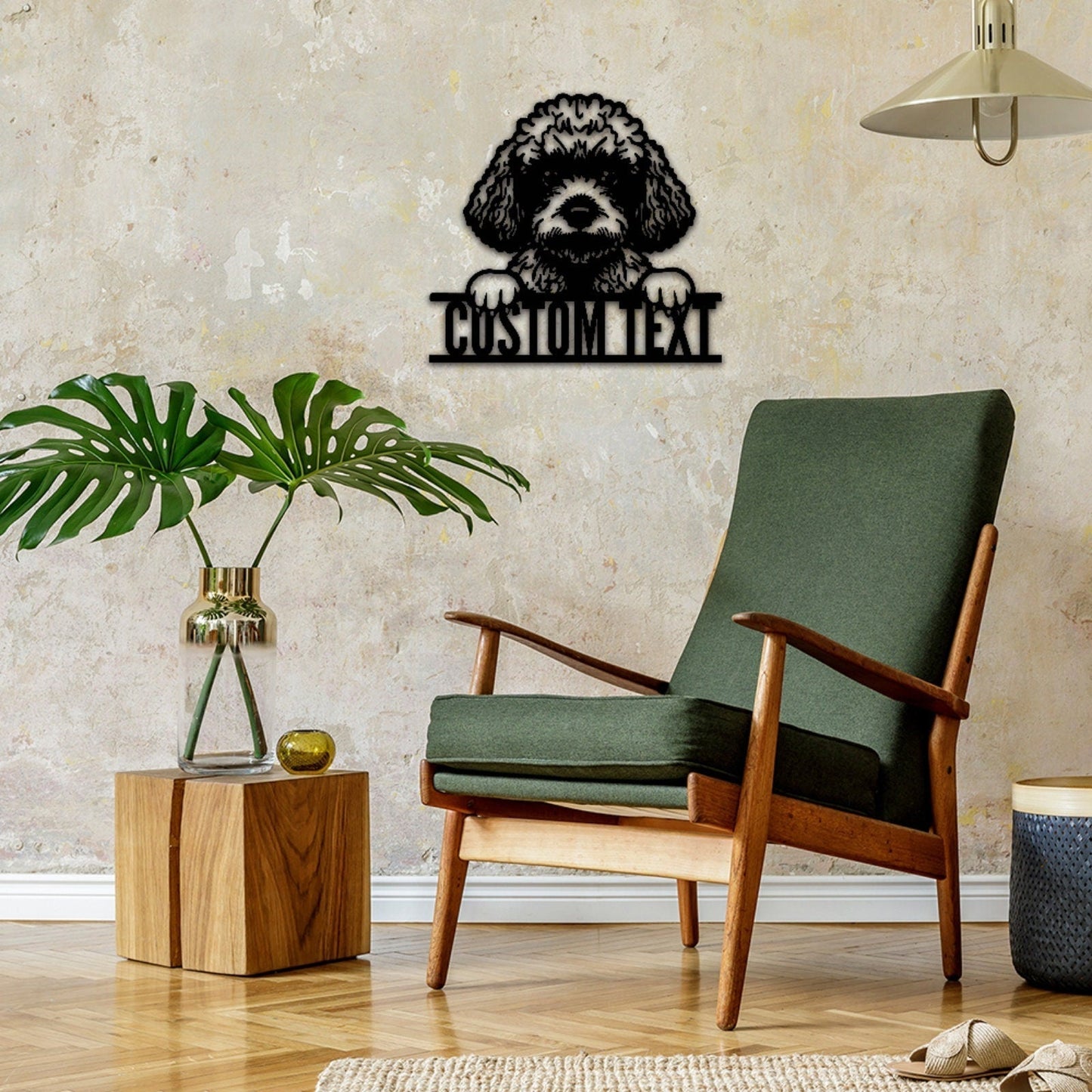 Personalized Poodle Dog Metal Sign,Custom Poodle Dog Wall Art,Dog House Decor,Room Decor,Pet Lover Gift,Pet Wall Decor