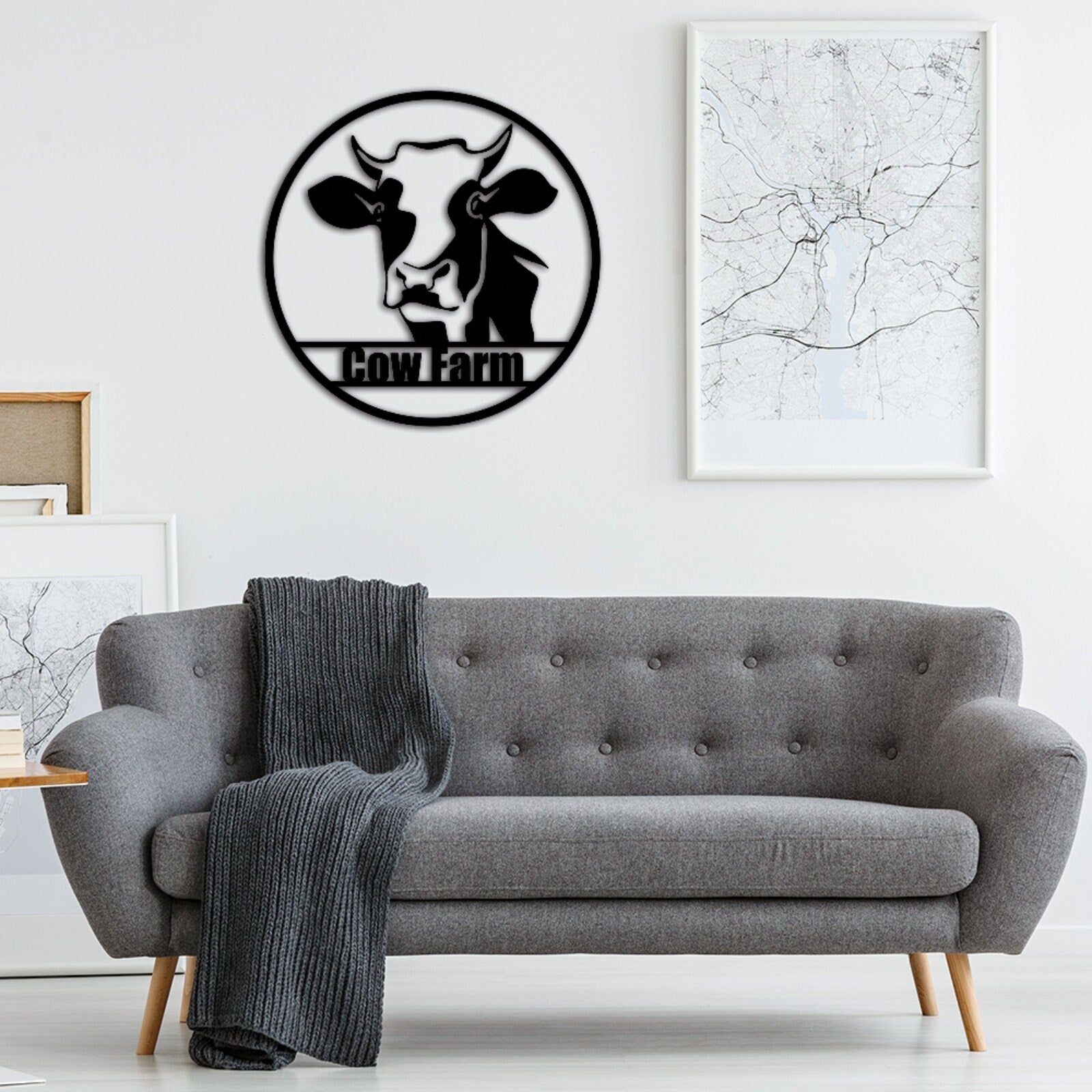 Custom Cow Metal Sign,Personalized Cow Wall Art,Cow Farmhouse Decor,Cow Wall Decor,Farm Decor,Cattle Metal Wall Art Cow Name Sign