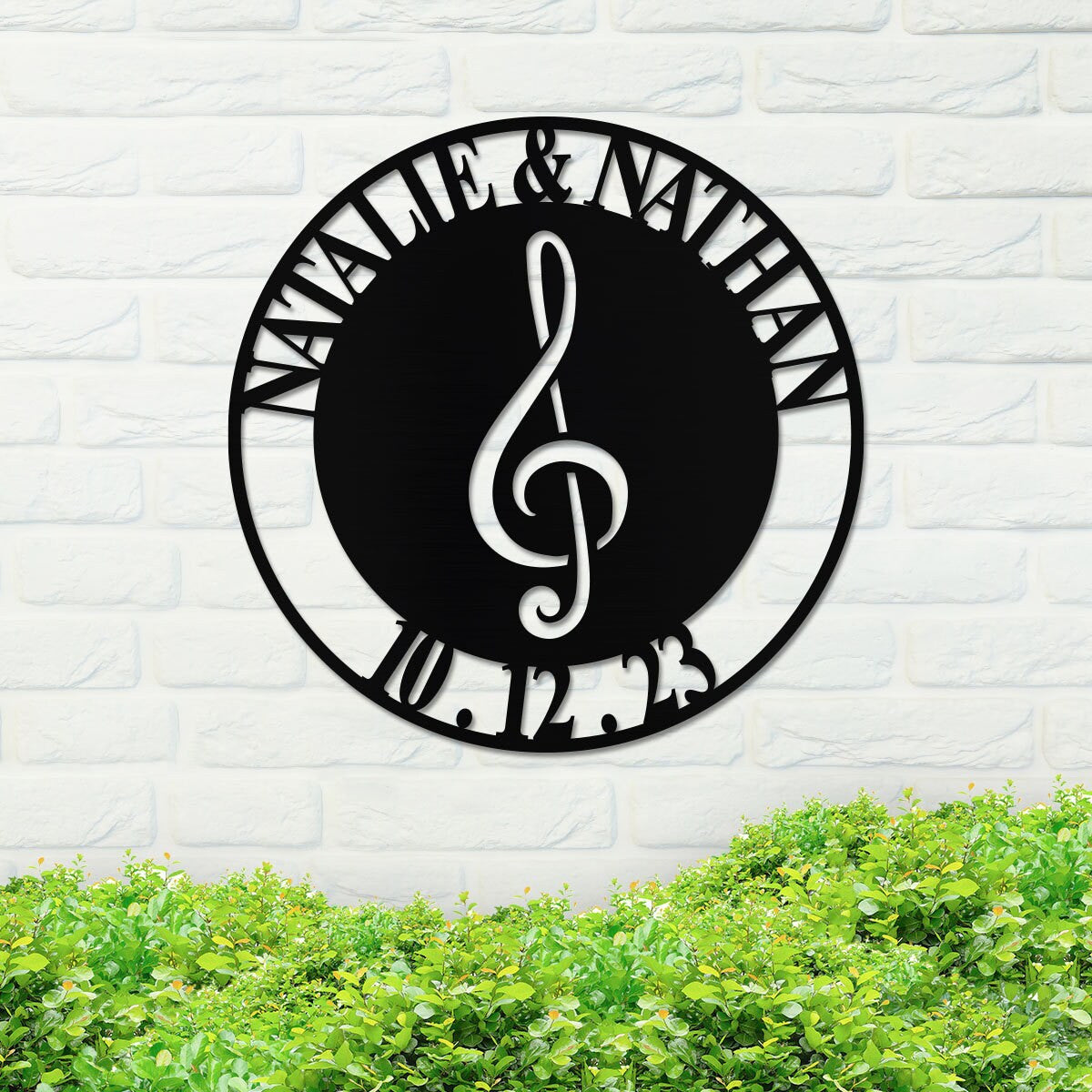 Metal Wedding Anniversary Sign, Custom Metal Sign, Metal Name Sign, Custom Name Sign, Family Name Sign, Housewarming Gift, Home Decor