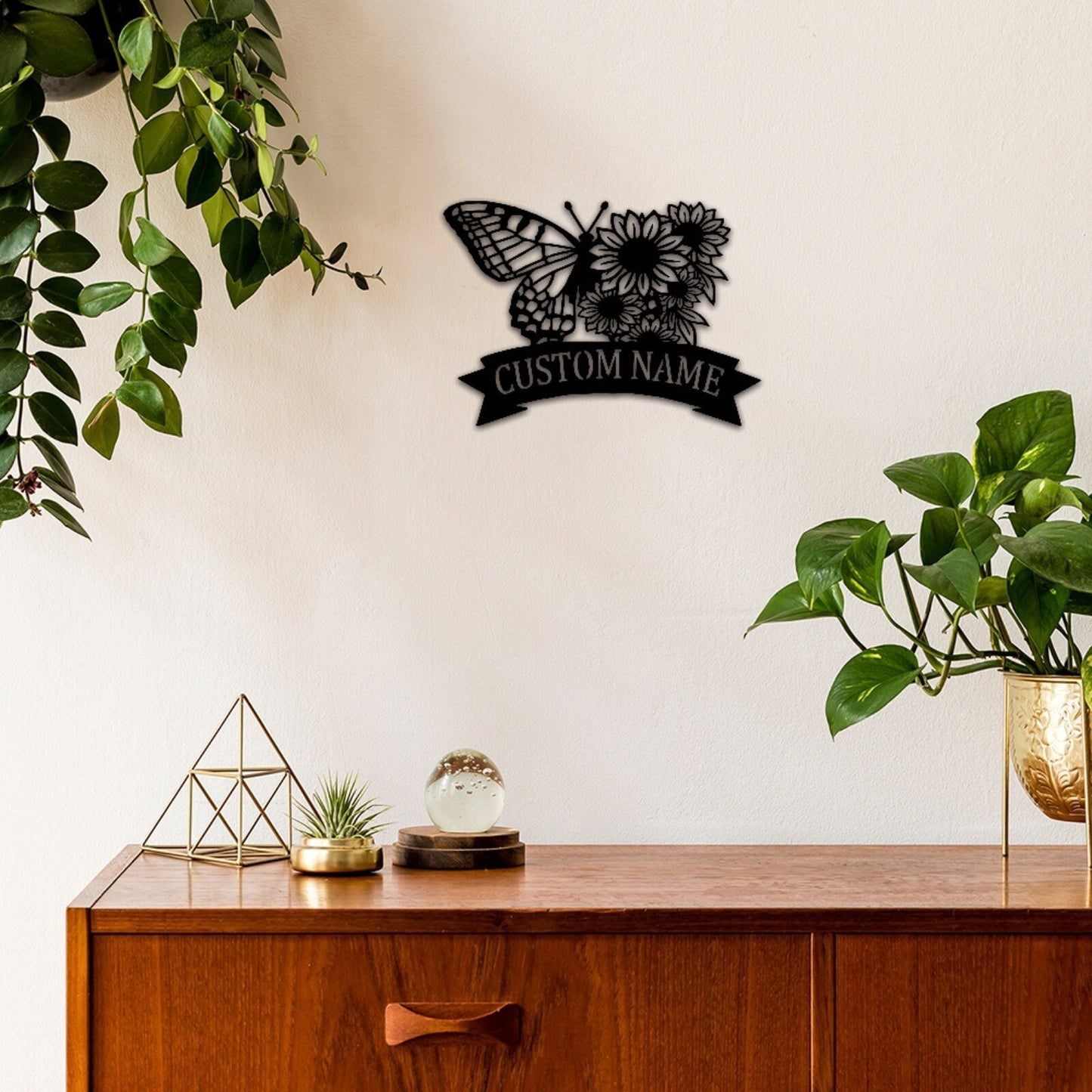 Custom Garden Sign,Garden Wall Art,Garden Metal Sign,Garden Decor,Personalized Gardener Name Sign,Gift for Grandma,Metal Yard Decor