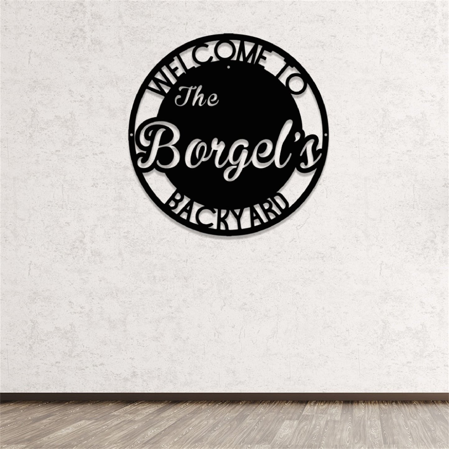 Custom Backyard Metal Sign With Lights,Personalized Patio Sign,Outdoor Decor Sign,Backyard Metal Decor,Family Backyard Bar Grill Metal Sign