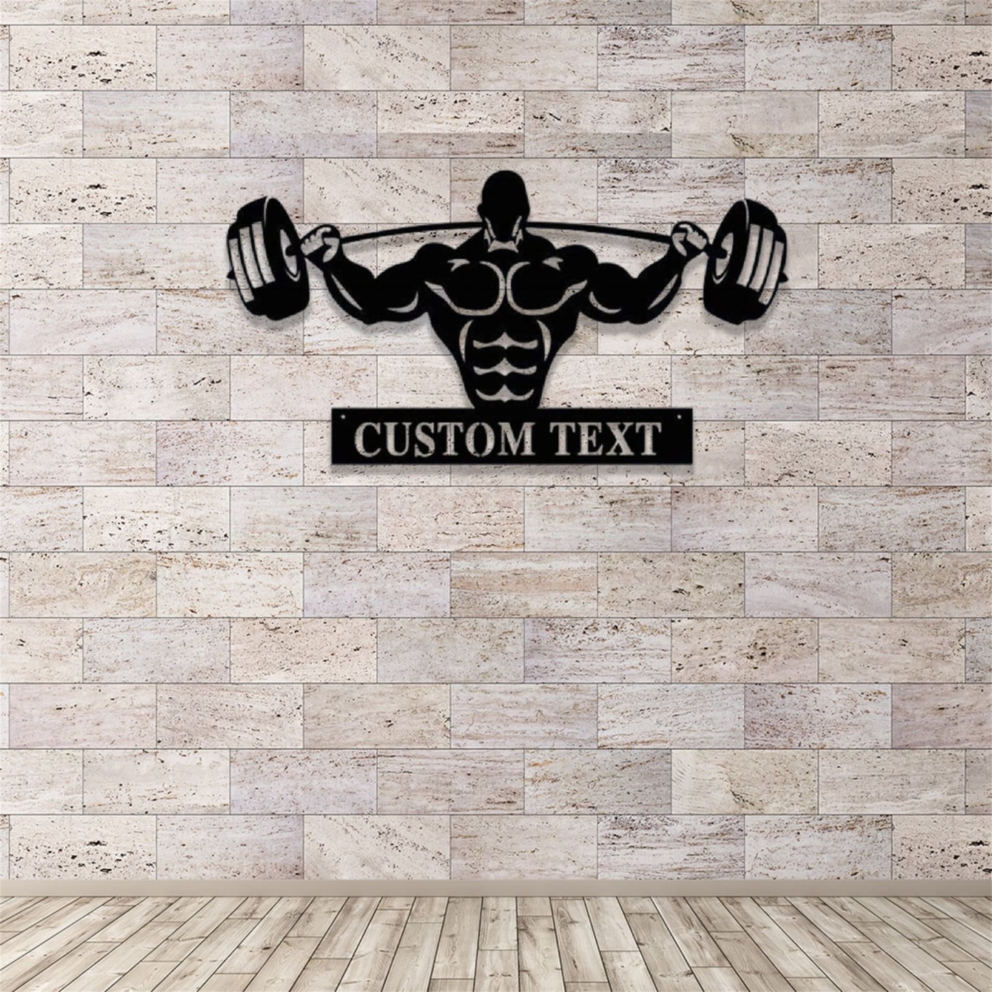 Custom Gym Sign With Lights,Powerlifting Sport Metal Wall Art,Personalized Fitness Room Sign,Powerlifting Home Decor,Gym Metal Wall Decor