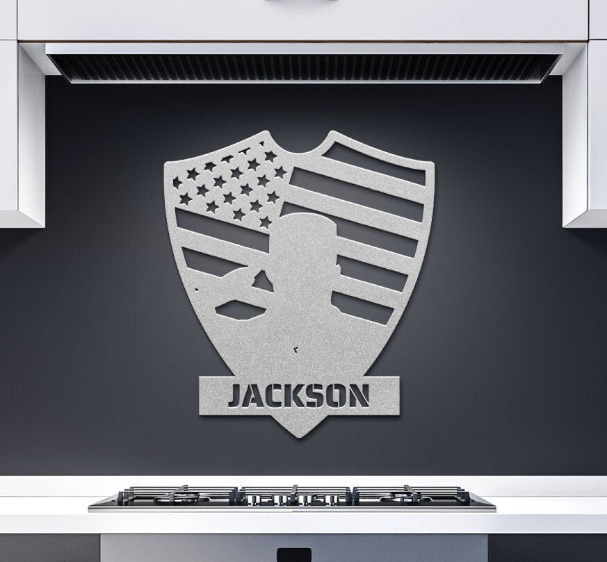 Personalized Veteran Metal Art, Metal Veteran Sign, Gift For Veteran, Custom Name Veteran Gift, Metal Military Sign, US Army Metal Sign