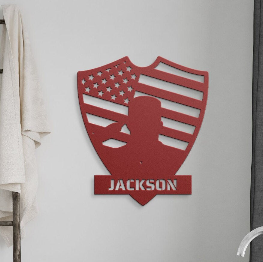 Personalized Veteran Metal Art, Metal Veteran Sign, Gift For Veteran, Custom Name Veteran Gift, Metal Military Sign, US Army Metal Sign