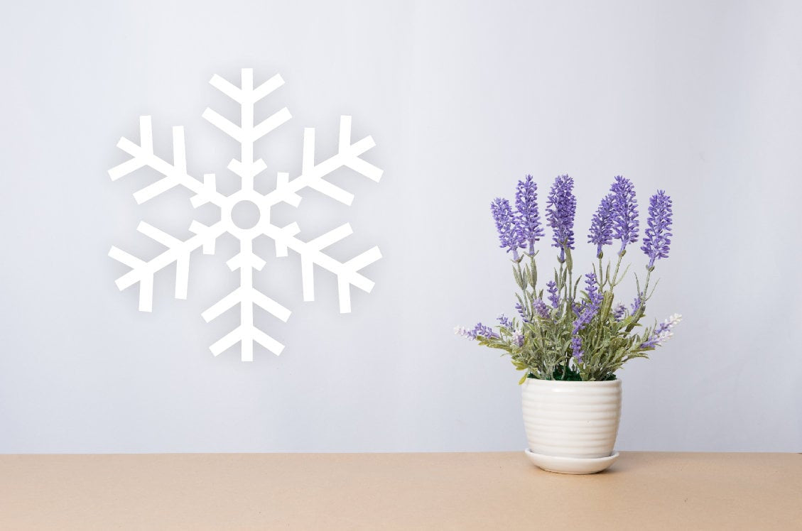 Snowflake Metal Sign / Snow Wall Decor / Christmas Wall Decor / Christmas home Decor / Snow Flake Home Decor / Canadian Metal Wall Art