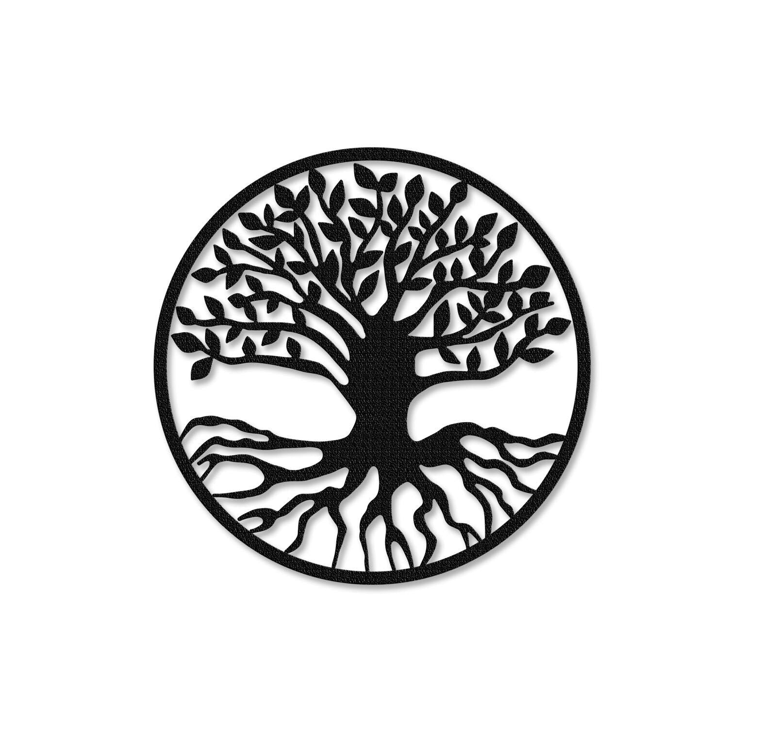 Tree of Life Wall Art,Family Tree Wall Decor,Tree of Life Metal Sign,Garden Decor,Metal Tree Outdoor Decor Housewarming Gift Front door