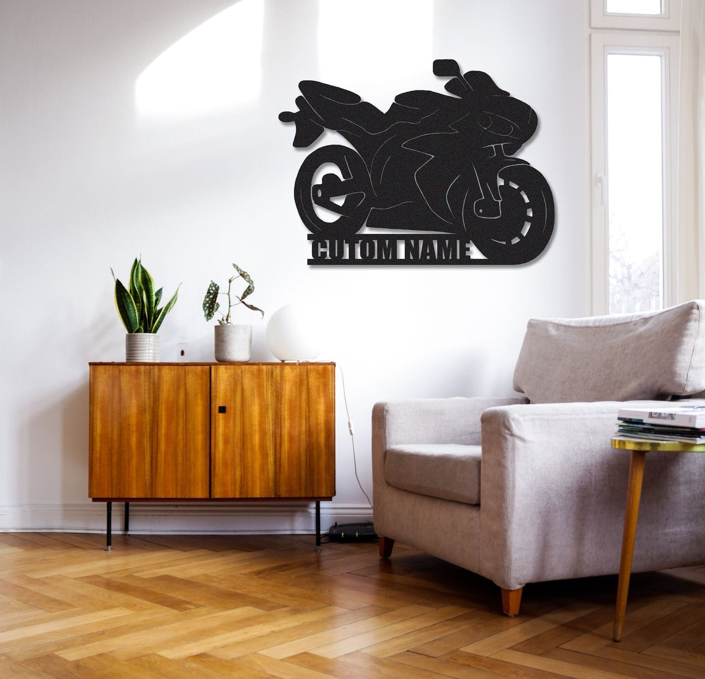 Personalized Motorcycle Metal Sign,Custom Motorcross Metal Art,Metal Garage Sign,Men Cave Sign,Fathers Day Gift,Motor Bike Metal Sign