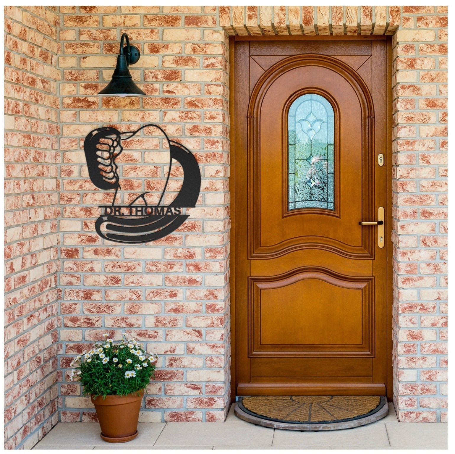 Custom Dentist Metal Sign, Dentist Gift, Dental Office Sign, Personalized Dentist Metal Wall Art, Dentist Graduation Gift, Dentist Decor