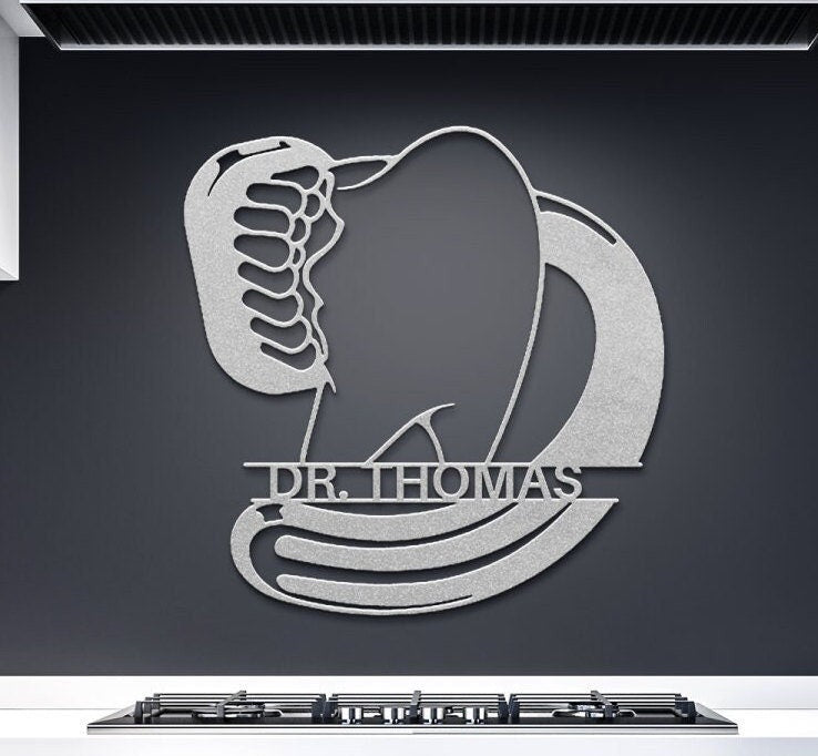 Custom Dentist Metal Sign, Dentist Gift, Dental Office Sign, Personalized Dentist Metal Wall Art, Dentist Graduation Gift, Dentist Decor