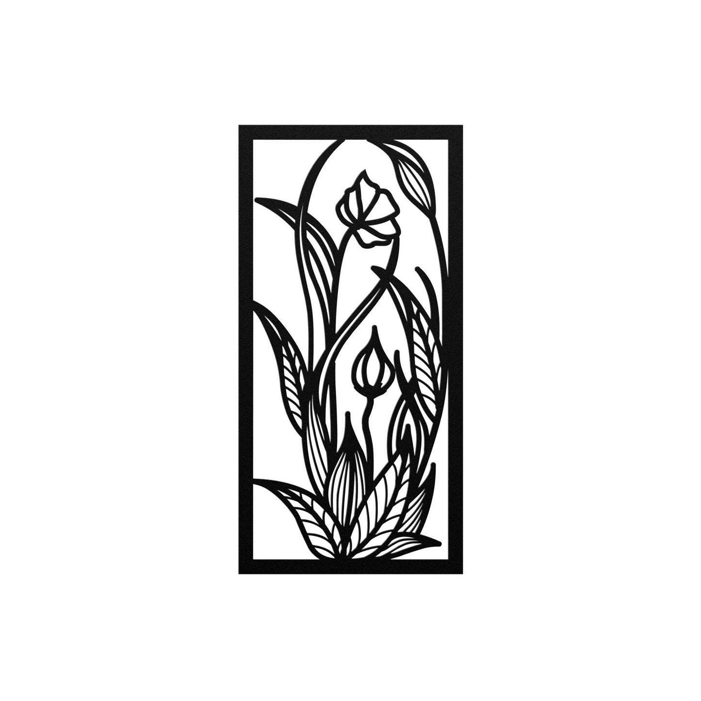 Daisy Flower Metal Sign, Plant Metal Wall Decor, Nature Metal Sign, Metal Flowers Wall Art, Daisy Metal Decor, Decorative Metal Panel