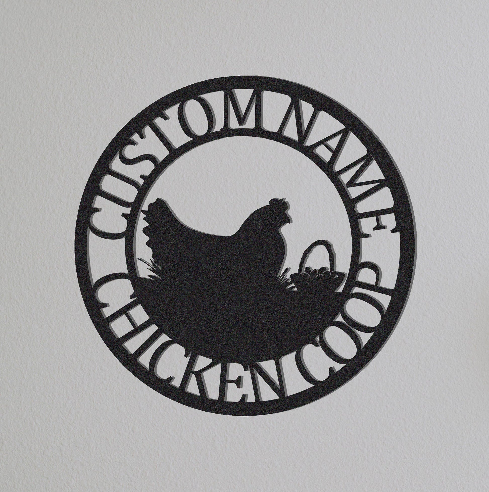 Custom Chicken Coop Sign Name,Chicken Coop Sign,Hen House Decor,Farm House Decor,Chicken Coop Decor,Gift For Dad Grandpa Farmer,Ranch Decor