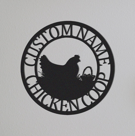 Custom Chicken Coop Sign Name,Chicken Coop Sign,Hen House Decor,Farm House Decor,Chicken Coop Decor,Gift For Dad Grandpa Farmer,Ranch Decor