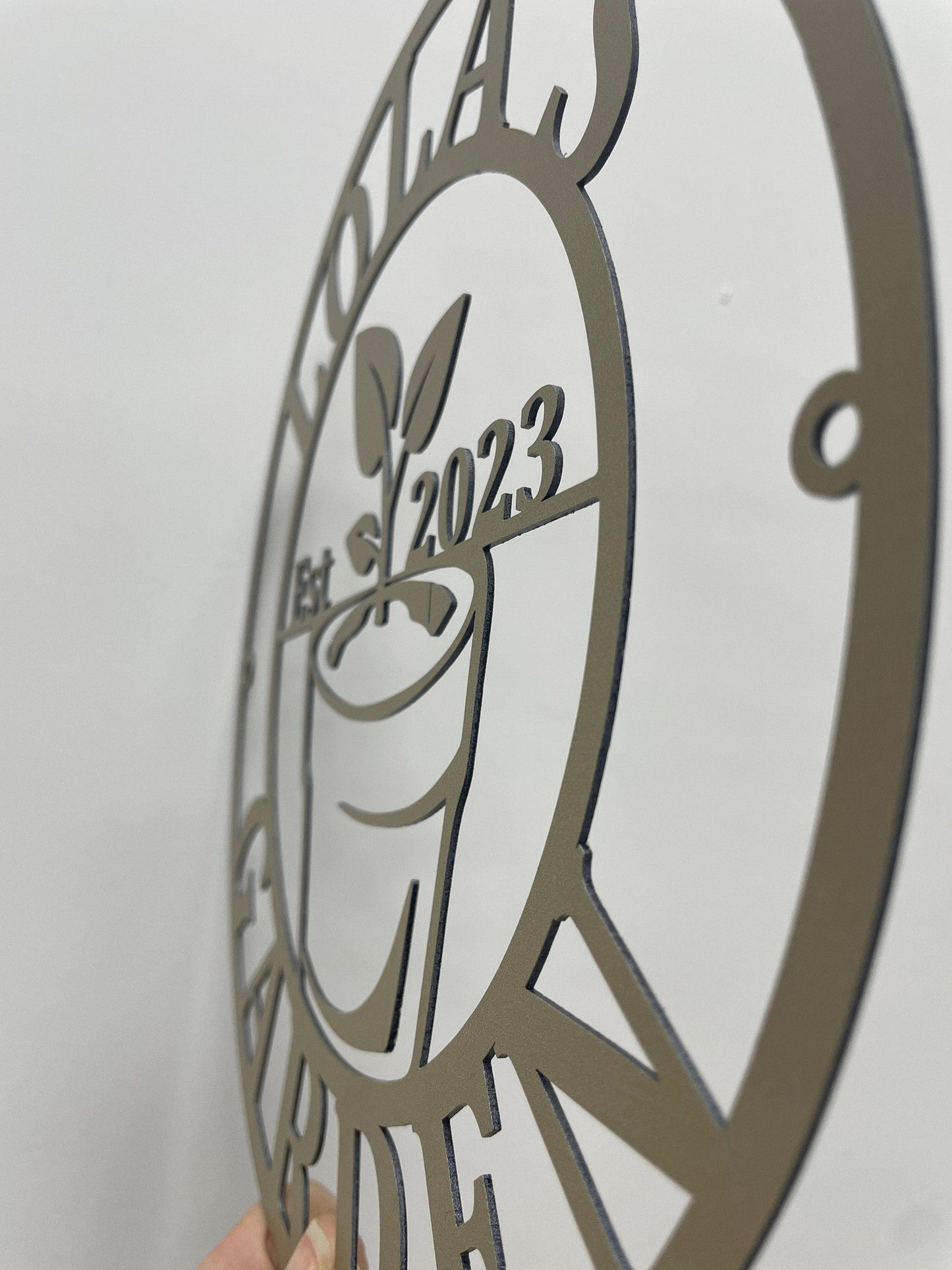 Custom Garden Sign,Outdoor Decor,Plant Sign,Garden Wall Art,Family Garden Sign, Gate Decor,Personalized Garden Sign Name