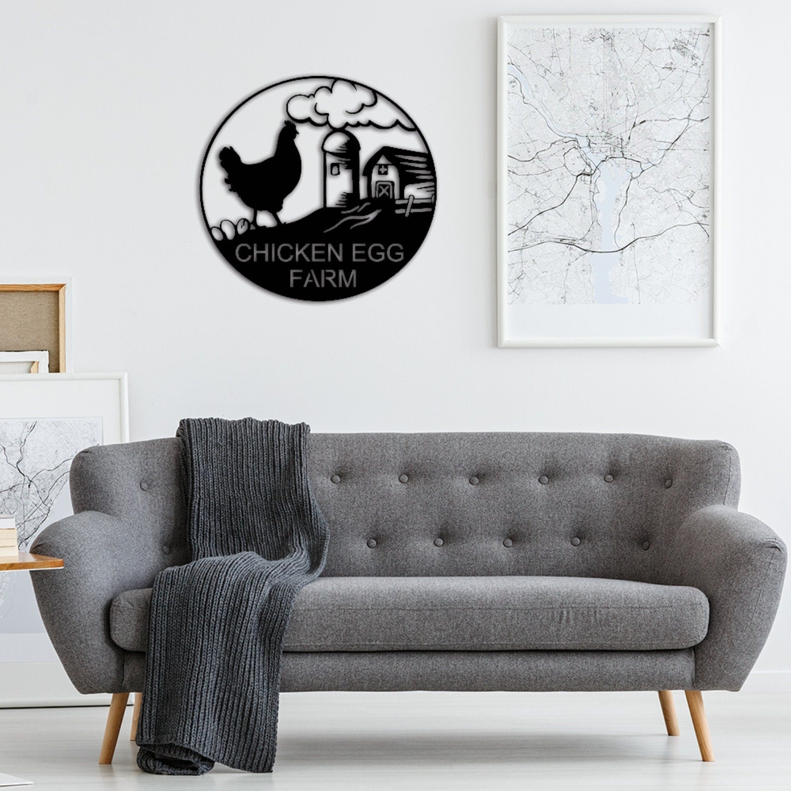 Chicken Egg Farm Metal Sign,Custom Chicken Coop Sign Name,Personalized Chicken Wall Art,Hen House Decor,Chicken Farm Decor,Chicken Egg Sign