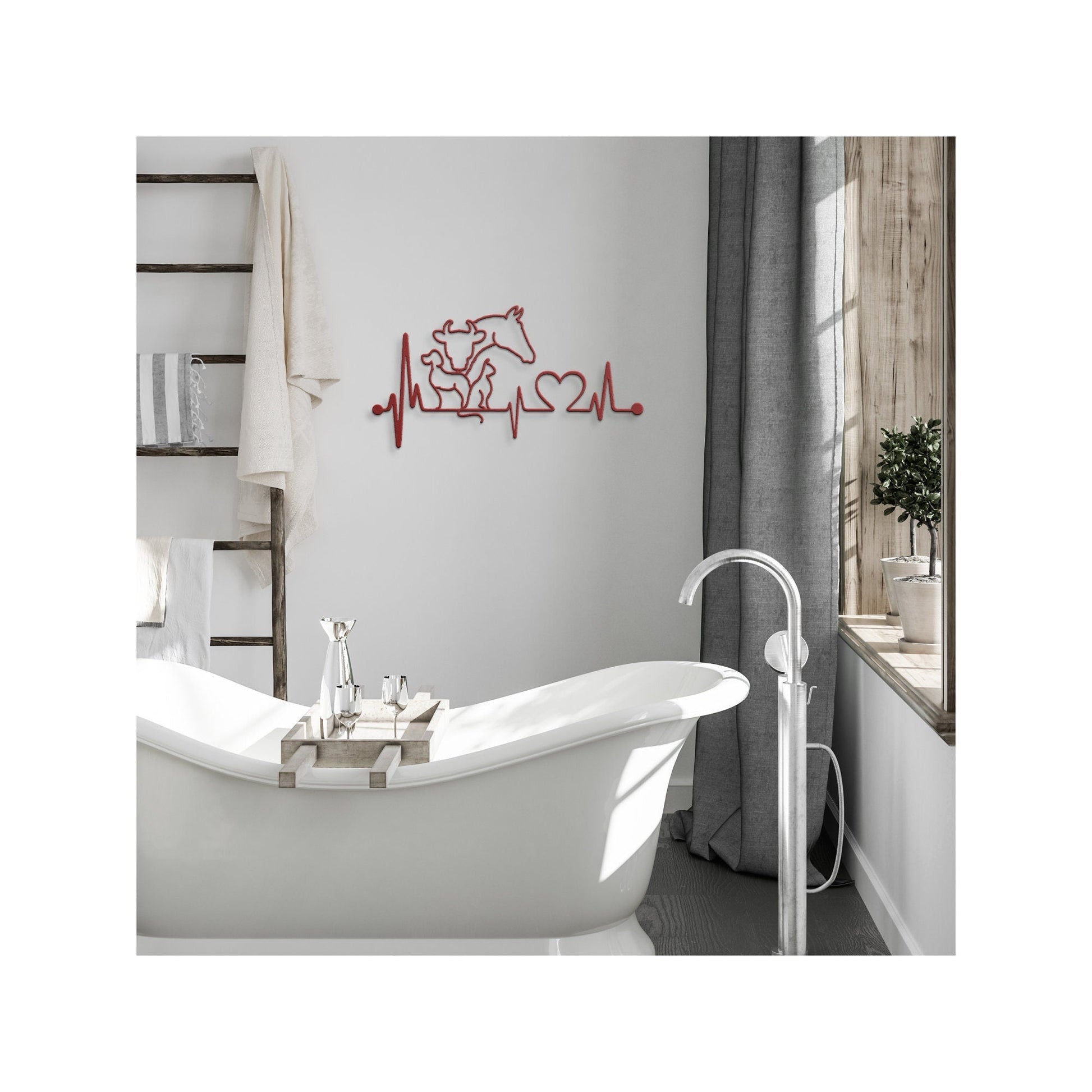 Veterinary Metal Wall Art, Veterinary Gift, Personalized Vet Gift, Veterinary Art, Gift For Veterinarian, Animal Lovers Gift, Vet Room Decor