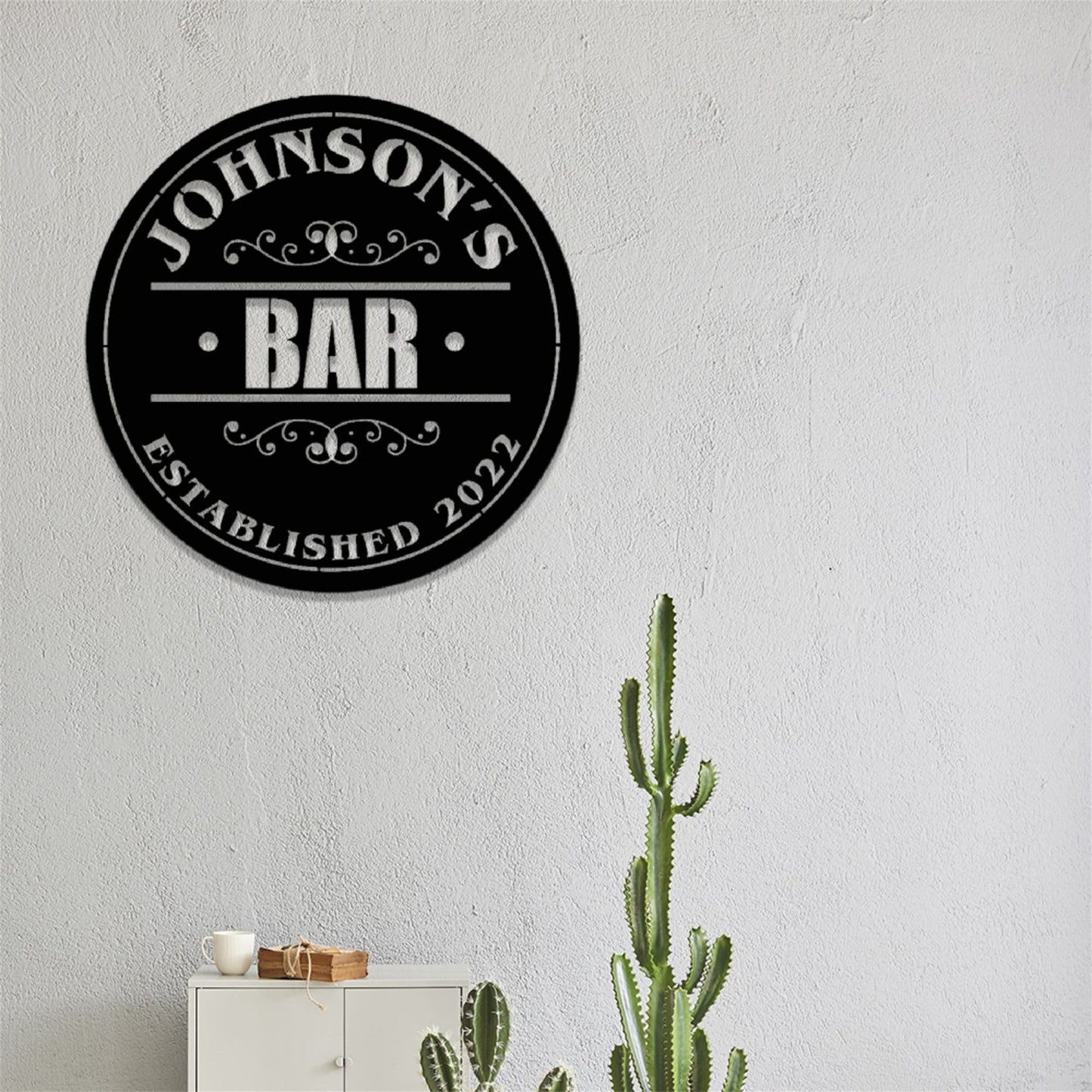 Custom Bar Sign With LED Lights,Personalized Bar Metal Wall Art,Bar Decor,Custom Pub Sign,Man Cave Decor,Outdoor Patio Sign,Outdoor Decor