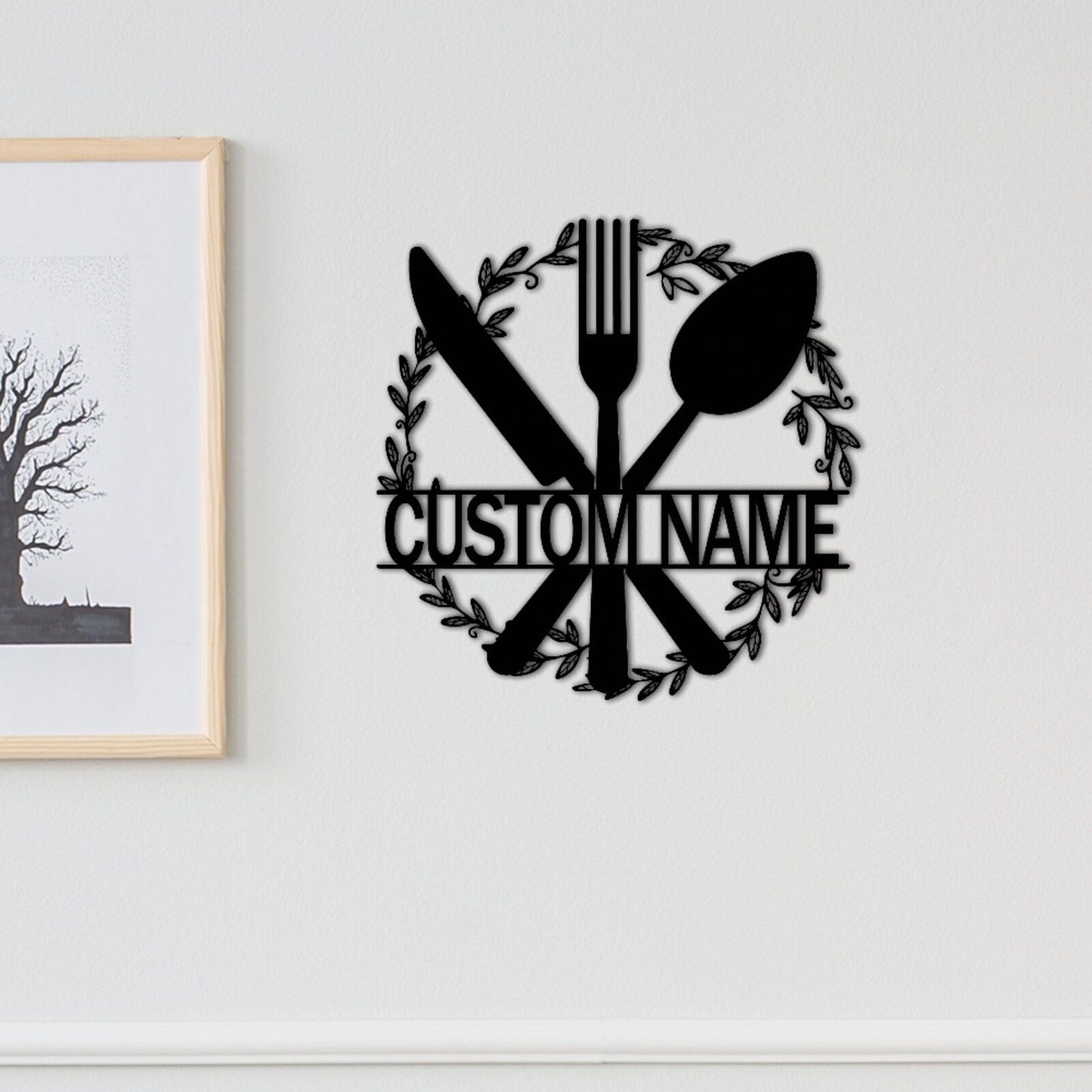 Custom Kitchen Metal Sign,Personalized Kitchen Wall Art,Kitchen Decor,Dining Room,Housewarming gift,Nana's Kitchen,Mothers day Gift