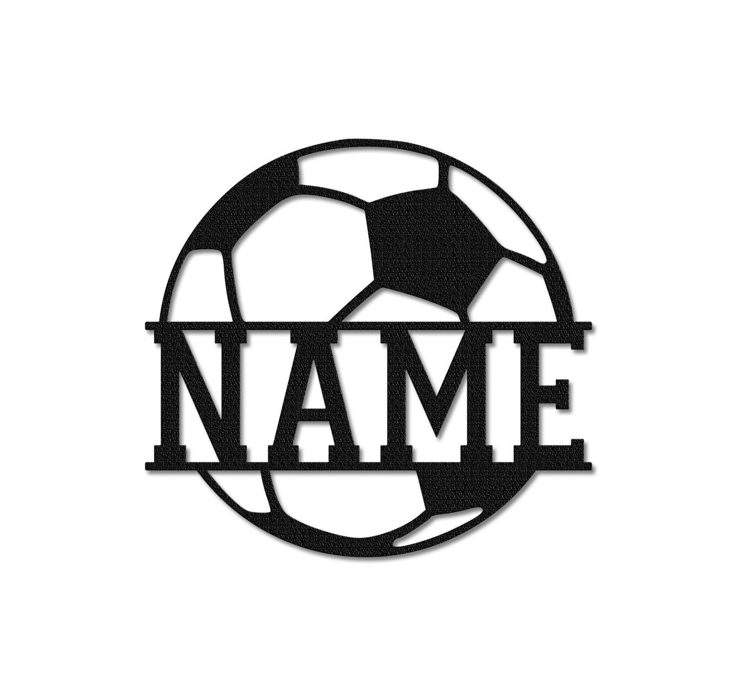 Custom Soccer Metal Sign,Personalized Soccer Metal Wall Art,Soccer Player Metal Sign,Soccer Wall Decor,Sport Sign,Soccer Player Name Sign