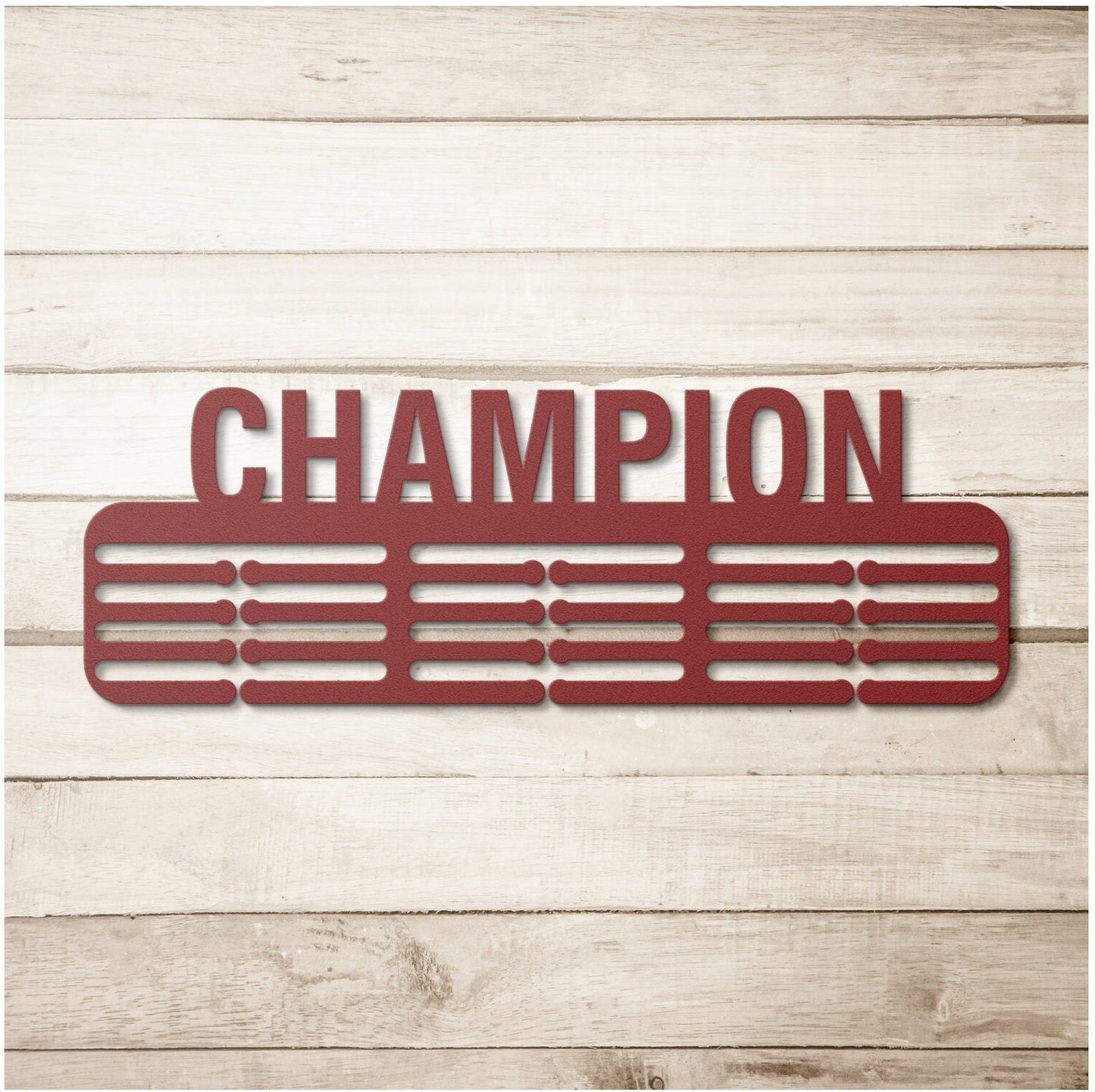 Champion Medal Hanger, Medal Display, Inspirational Medal Hanger, Metal Medal Holder, Sports Medal Rack, Sports Metal Sign, Sports Lovers
