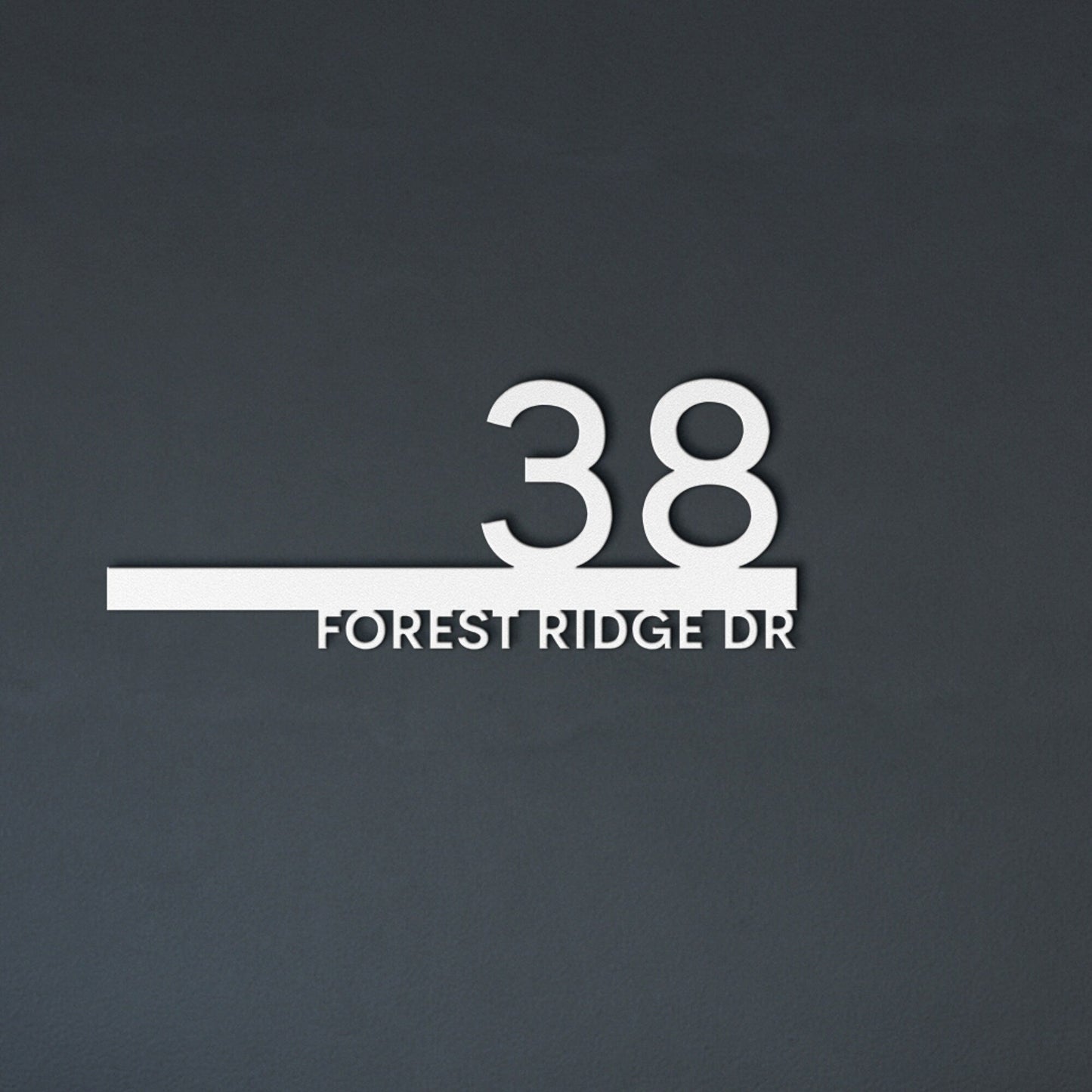 Custom Metal Address Sign, Metal House Numbers, Large Metal Sign, Modern Address Sign, Metal Address Plaque, Custom Street Sign