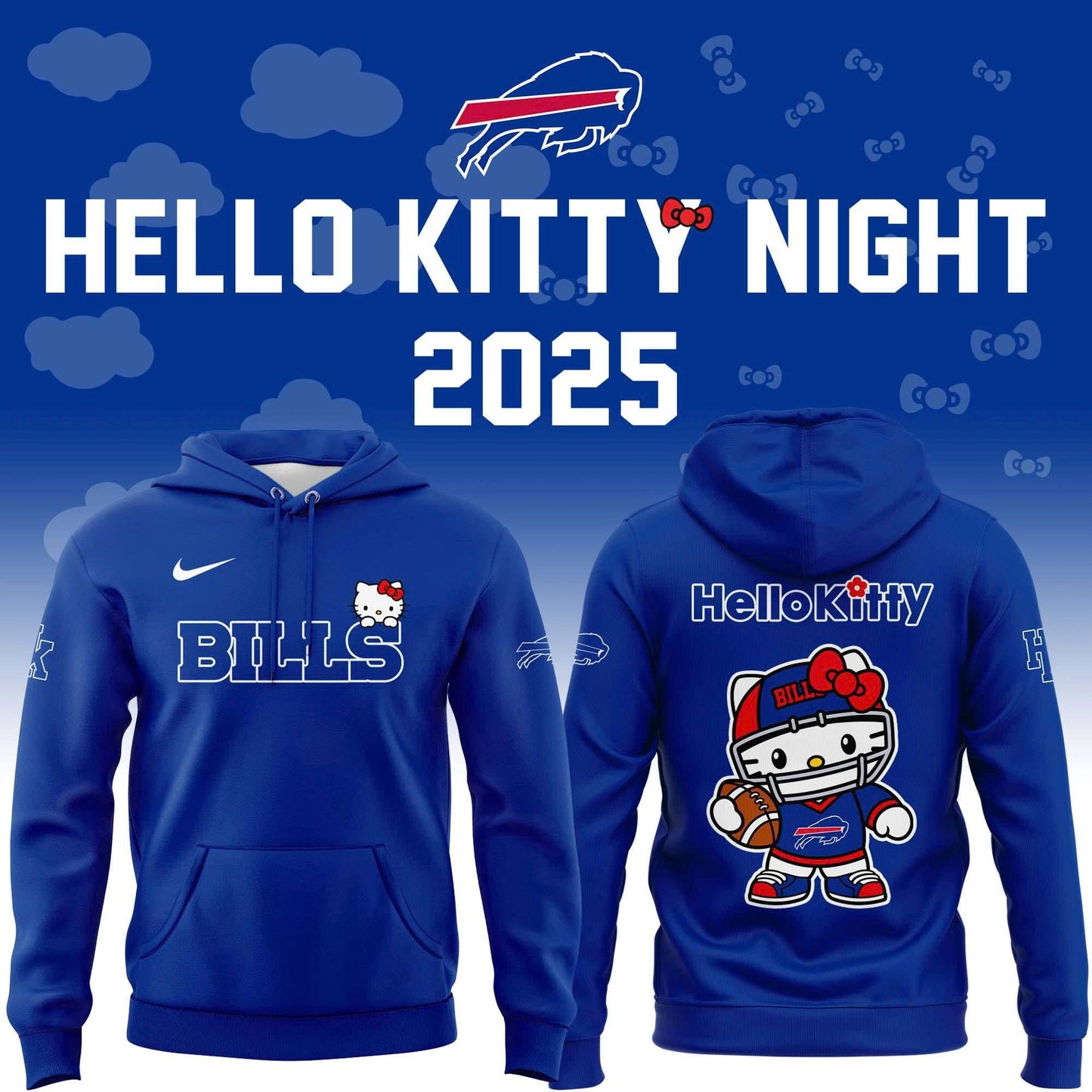 Special New Bills x Hello Kitty Hoodie