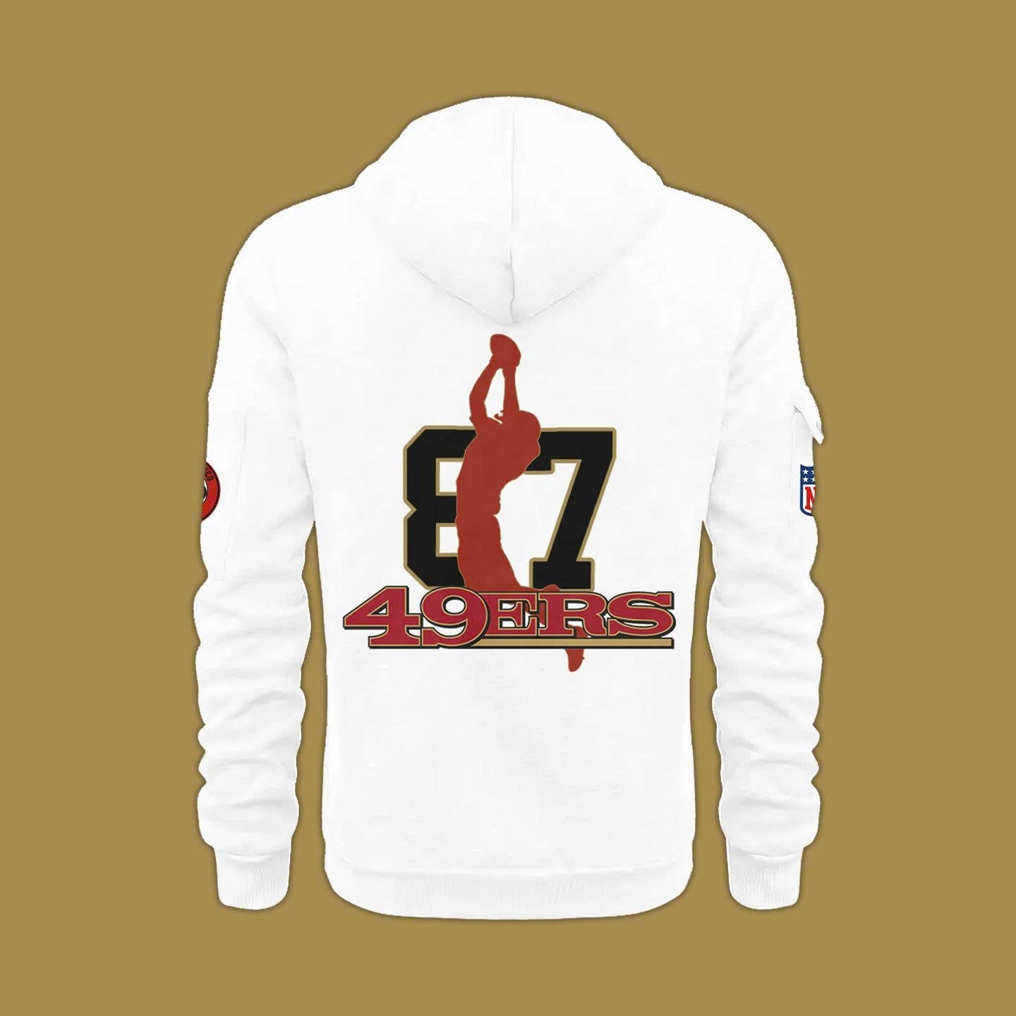 Brent Jones San Francisco 49ers 87 "HONORING THE LEGACY OF DWIGHT CLARK" Hoodie 2025