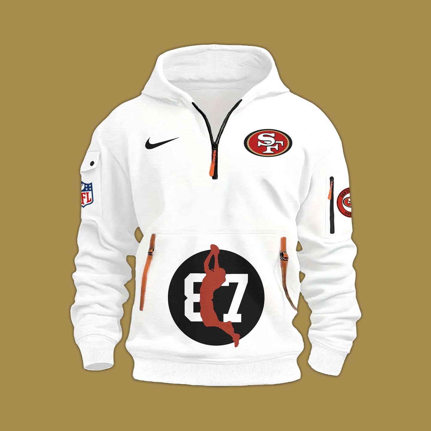 Brent Jones San Francisco 49ers 87 "HONORING THE LEGACY OF DWIGHT CLARK" Hoodie 2025