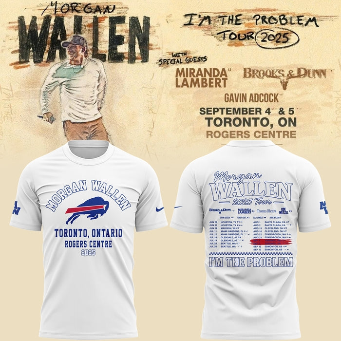 Exclusive Morgan Wallen x Buffalo Bills T-Shirt 2025 For Fans!