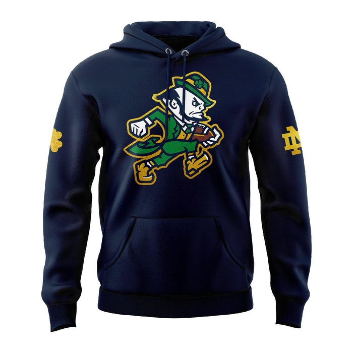Notre Dame Football "The Fighting Irish" 2025 Navy Hoodie v3