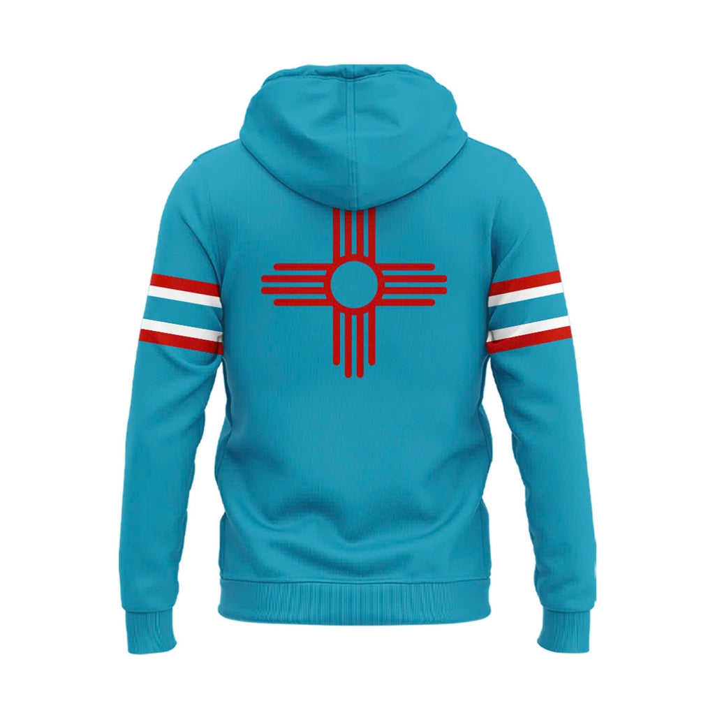 Special New The Turquoise Uniform Zip Hoodie