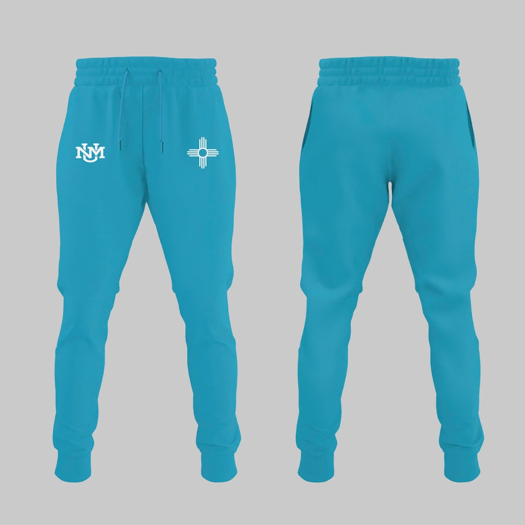 Special Edition New Mexico Lobos Wordmark Logo Uniform Sweat - The Turquoise