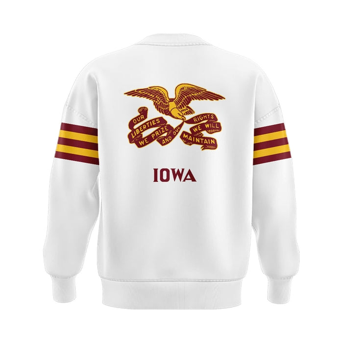 Special Edition Iowa State Flag Uniform Sweat - White
