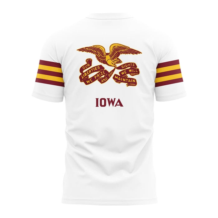 Special Edition Iowa State Flag Uniform Tshirt - White