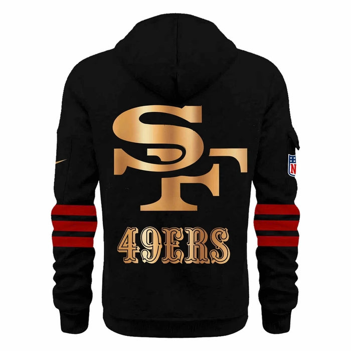 San Francisco 49ers Unveil Rivalry Uniform H115 Hoodie 2025 Black