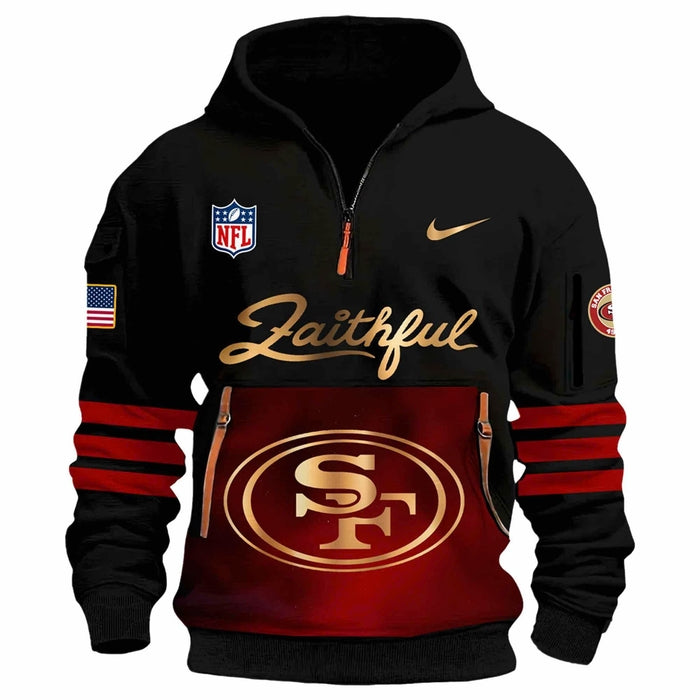 San Francisco 49ers Black Unveil Rivalry Uniform H115 Hoodie 2025