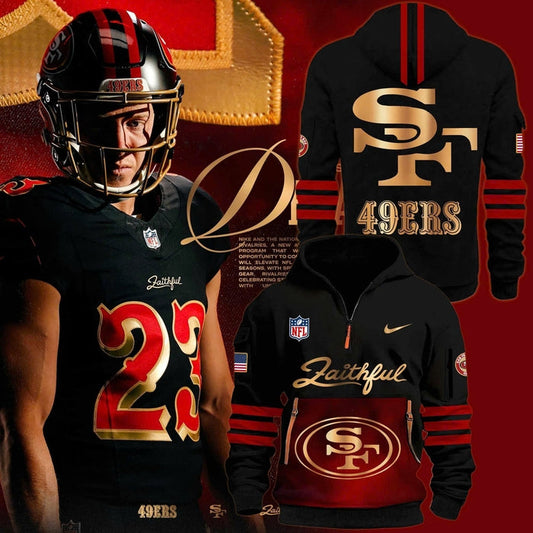 San Francisco 49ers Black (V2) Unveil Rivalry Uniform Hoodie 2025