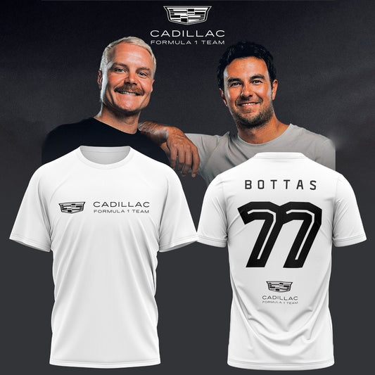 VALTTERI BOTTAS CADILLAC T-SHIRT (White)