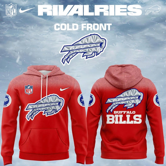Buffalo Bills 2025-2026 Rivalries Cold Front Hoodie (Red)