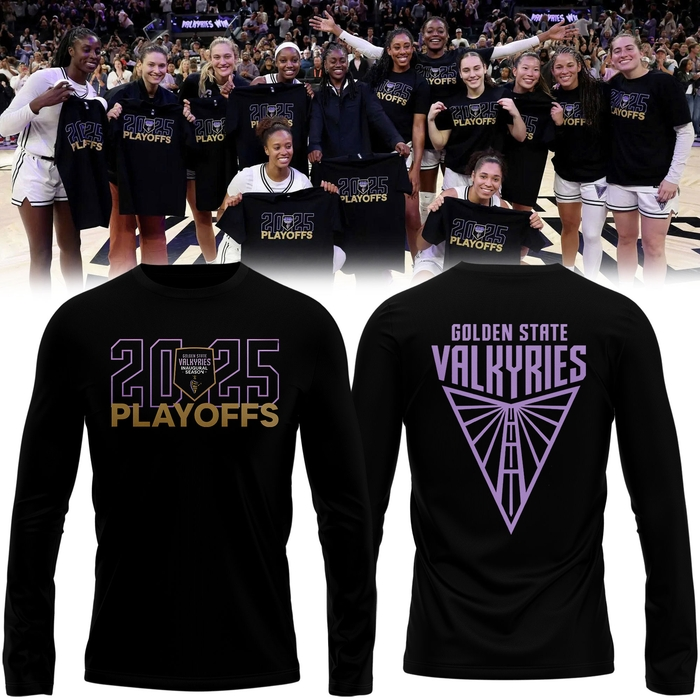 Golden State Valkyries Playoff Long Sleeve T-Shirt, limited edition for fans!