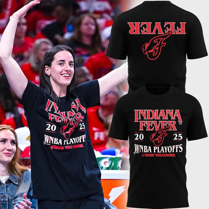 2025 Special Edition Indiana Fever Caitlin Clark Playoff T-Shirt