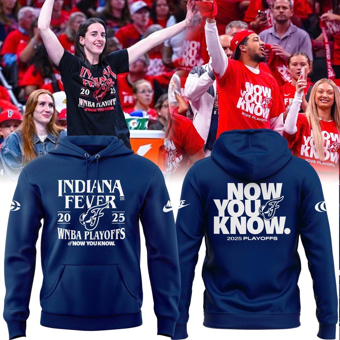Special New Caitlin Clark 2025 WNBA Playoffs Navy Hoodie