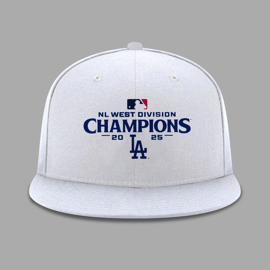Official Los Angeles Dodgers Royal NL West Division Champs 2025 Jersey (White)