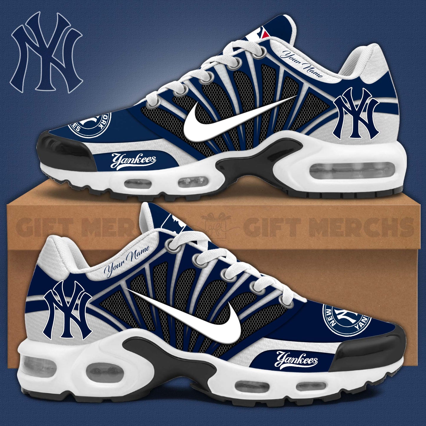 New York Yankees Personalized TN Shoes 2025