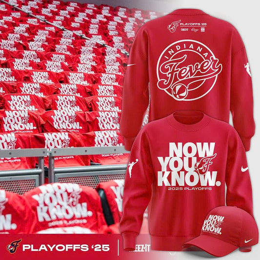 Fever Now You Know 2025 Playoffs Sweatshirt