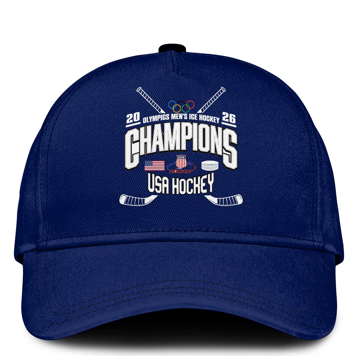 , Team USA 2026 Olympic Men’s Ice Hockey Champions Tshirt Limited Edition Blue