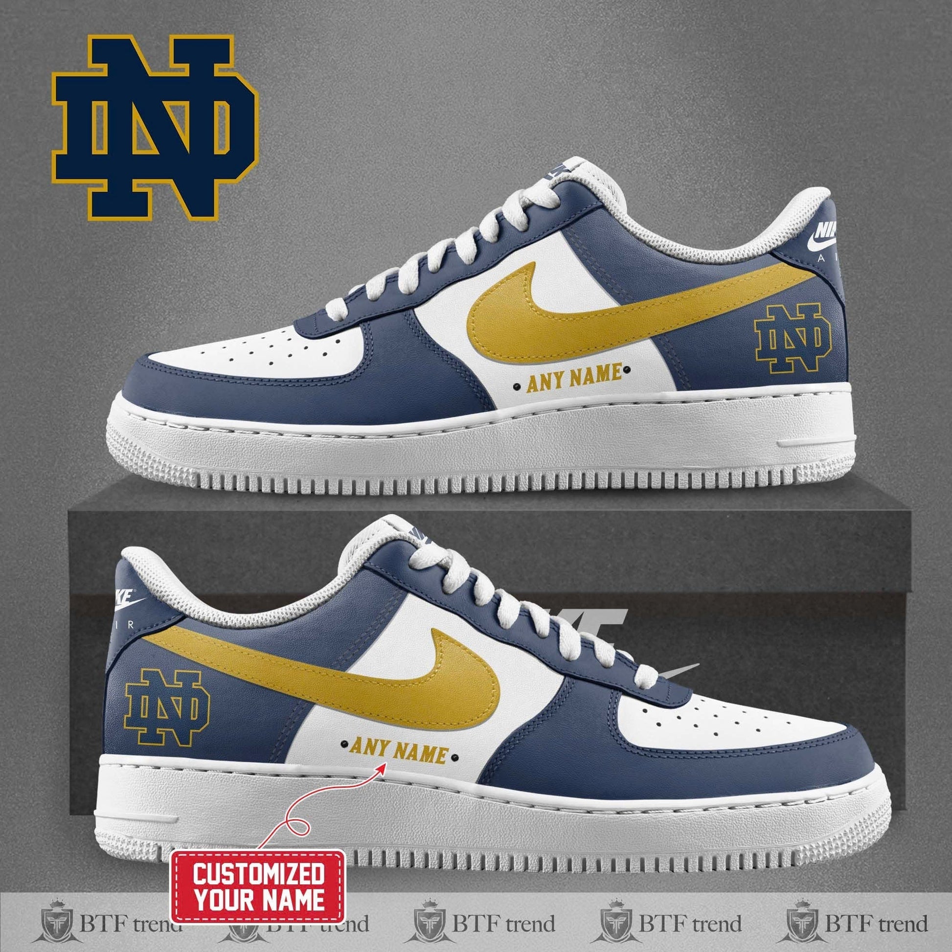 Notre Dame Fighting Irish 2025 New AF1 SNEAKER