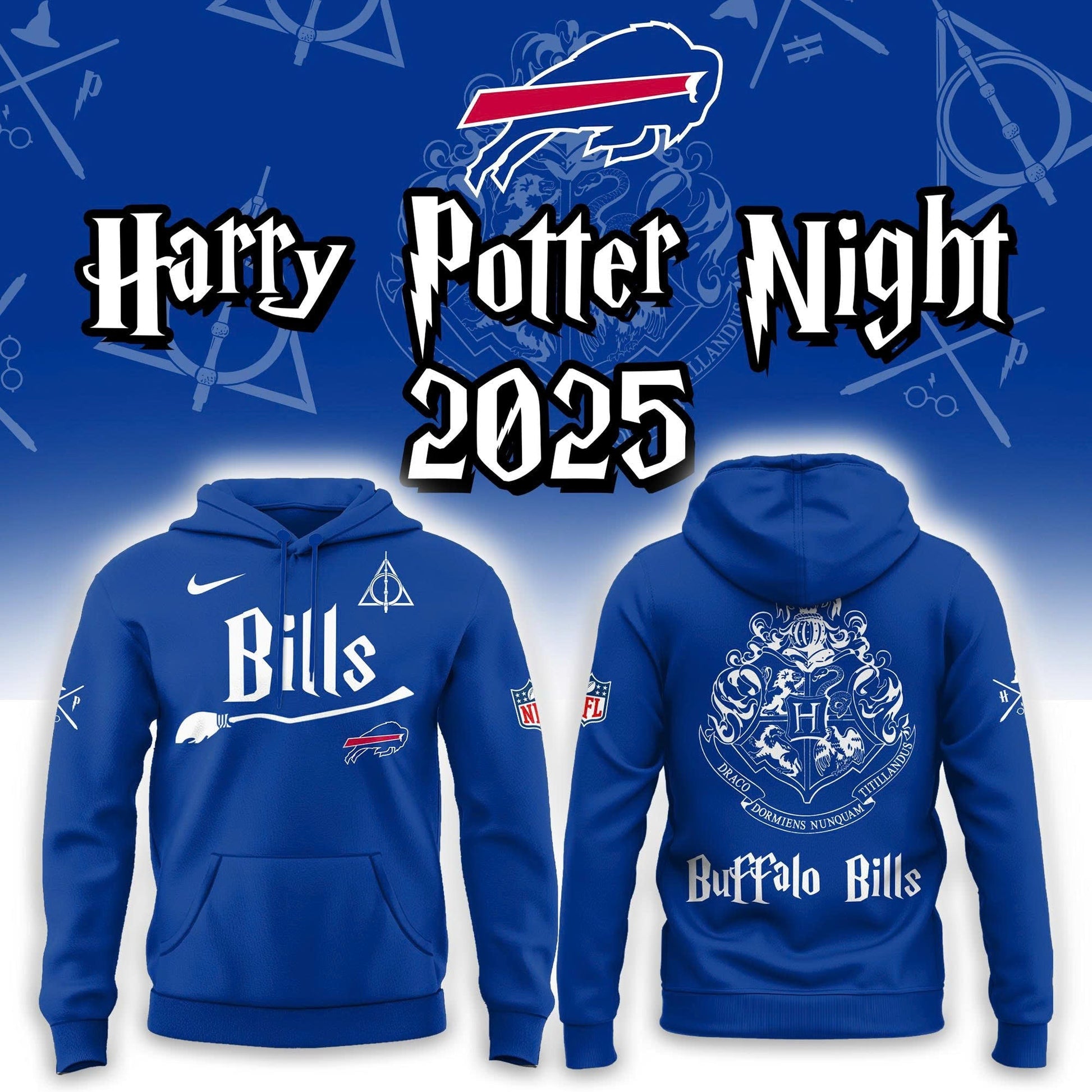 Buffalo Bills Harry Potter 2025 Combo Hoodie